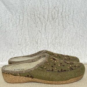 Taos Unisex Moss Woolderness2 Clog SlipOn Mule Clog Shoes W12-12.5 M9-9.5 EU 43
